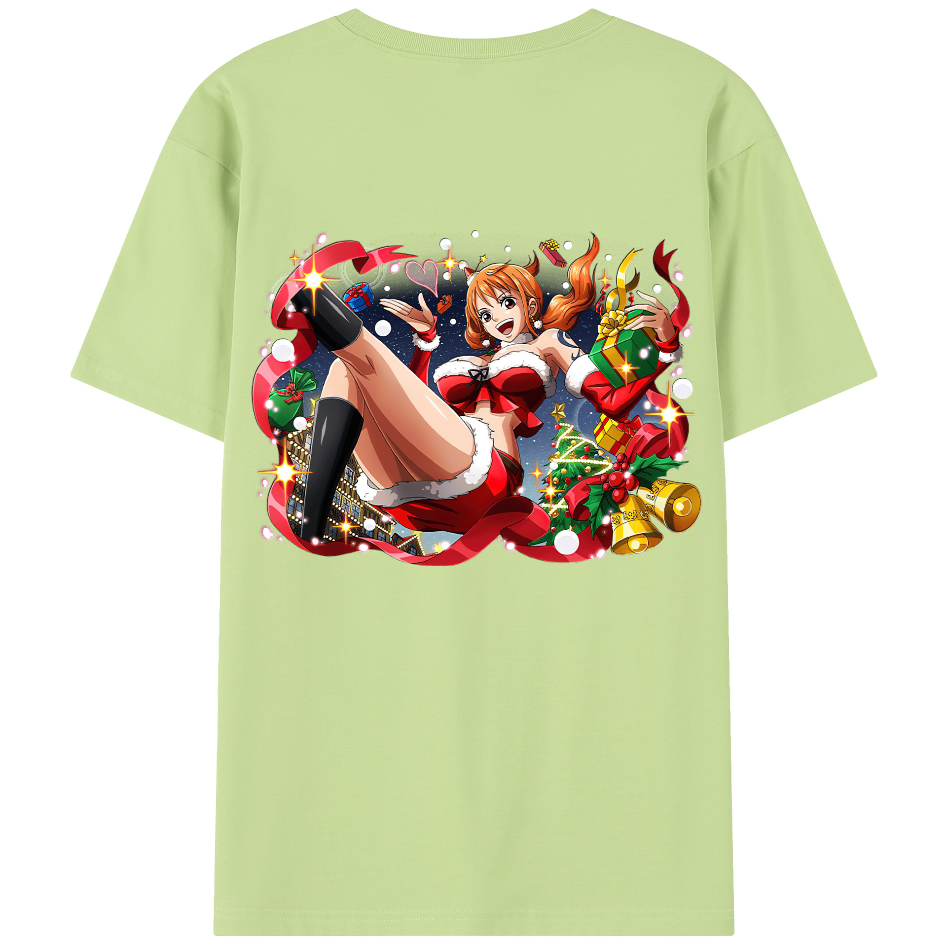ワンピース ナミ ONE PIECE Nami 綿100％半袖Tシャツ（背面プリント）